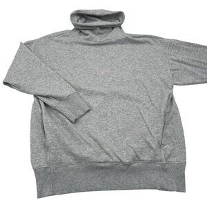 Aerie Gray Mock Neck Sweatshirt Pullover Women's Medium Casual Lightweight